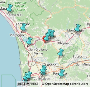 Mappa Via di Vorno, 55060 Lucca LU, Italia (19.61)