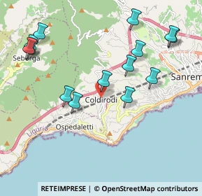 Mappa Piazza S. Sebastiano, 18038 Sanremo IM, Italia (2.275)