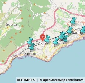 Mappa Piazza S. Sebastiano, 18038 Sanremo IM, Italia (2.10636)