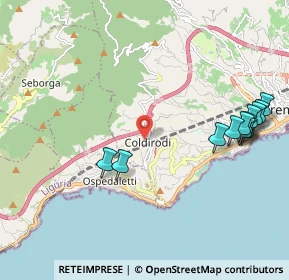 Mappa Via Maurixe, 18038 Sanremo IM, Italia (2.47667)