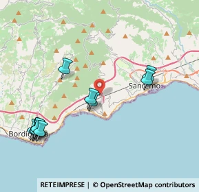 Mappa Via Maurixe, 18038 Sanremo IM, Italia (4.72182)