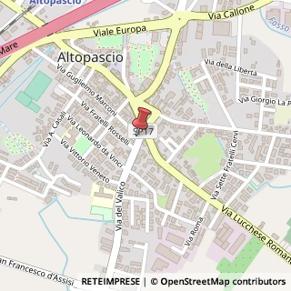 Mappa Via G. Marconi, 1, 55011 Altopascio, Lucca (Toscana)