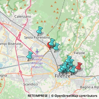 Mappa Via Carlo Lorenzini, 50141 Firenze FI, Italia (4.082)