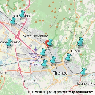 Mappa Via Carlo Lorenzini, 50141 Firenze FI, Italia (5.18636)
