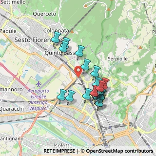 Mappa Via Carlo Lorenzini, 50141 Firenze FI, Italia (1.5635)