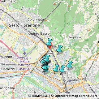Mappa Via Carlo Lorenzini, 50141 Firenze FI, Italia (1.68667)