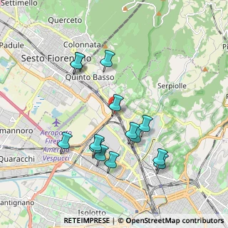 Mappa Via Carlo Lorenzini, 50141 Firenze FI, Italia (1.91857)