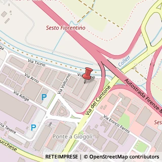 Mappa Via Volturno, 78, 50019 Sesto Fiorentino, Firenze (Toscana)
