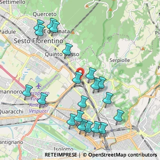 Mappa Via Carlo Lorenzini, 50127 Firenze FI, Italia (2.4185)