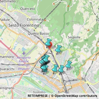 Mappa Via Carlo Lorenzini, 50127 Firenze FI, Italia (1.696)