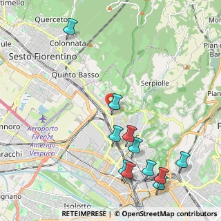 Mappa Via Gianfilippo Braccini, 50141 Firenze FI, Italia (2.63818)