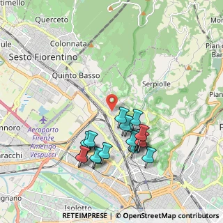 Mappa Via Gianfilippo Braccini, 50141 Firenze FI, Italia (1.8945)