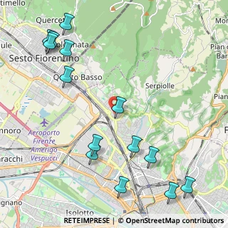 Mappa Via Gianfilippo Braccini, 50141 Firenze FI, Italia (2.81357)