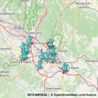 Mappa Via Gianfilippo Braccini, 50141 Firenze FI, Italia (7.29154)