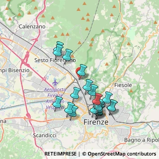Mappa Via Gianfilippo Braccini, 50141 Firenze FI, Italia (3.821)