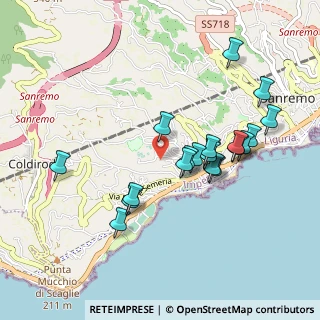 Mappa Via Franco Alfano, 18038 Sanremo IM, Italia (0.911)
