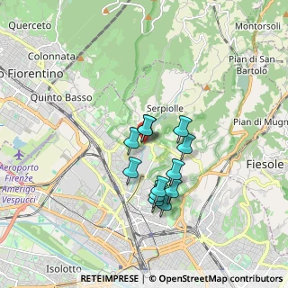 Mappa Universita degli studi di Firenze, 50141 Firenze FI (1.36667)
