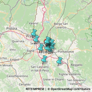 Mappa Universita degli studi di Firenze, 50141 Firenze FI (6.46154)
