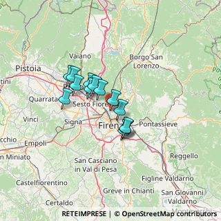 Mappa Universita degli studi di Firenze, 50141 Firenze FI (9.56385)