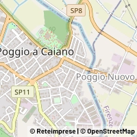 Hartă Poggio a Caiano