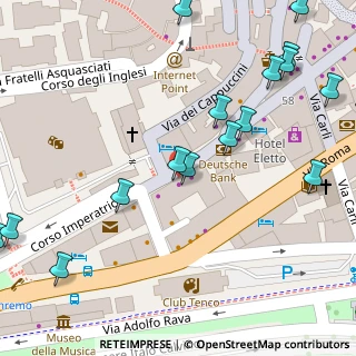 Mappa Via Giuseppe Verdi, 18038 Sanremo IM, Italia (0.105)