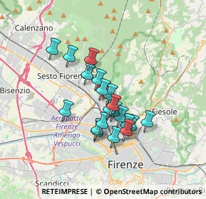 Mappa Via Giuliano Ricci, 50141 Firenze FI, Italia (2.693)