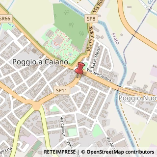 Mappa Via Soffici Ardengo, 28, 59016 Poggio a Caiano, Prato (Toscana)