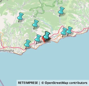 Mappa Via Helsinore, 18038 Sanremo IM, Italia (5.11364)