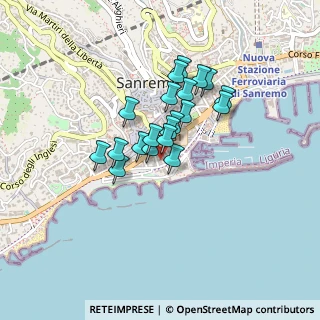 Mappa Via Helsinore, 18038 Sanremo IM, Italia (0.3075)