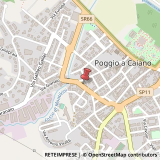 Mappa Viale Aldo Moro, 20, 59016 Poggio a Caiano, Prato (Toscana)