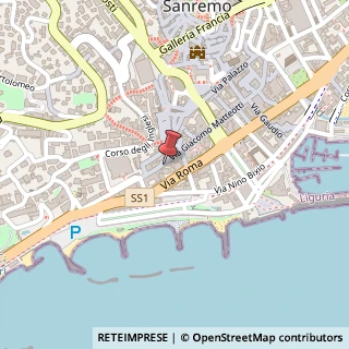 Mappa Via Giacomo Matteotti, 34, 18038 Sanremo, Imperia (Liguria)