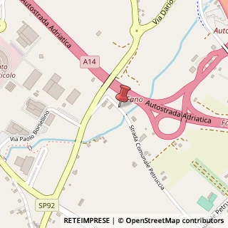 Mappa Via Chiaruccia, 17, 61032 Fano, Pesaro e Urbino (Marche)
