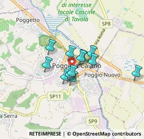 Mappa 59016 Poggio a Caiano PO, Italia (0.55667)