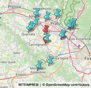 Mappa 59016 Poggio a Caiano PO, Italia (7.36667)