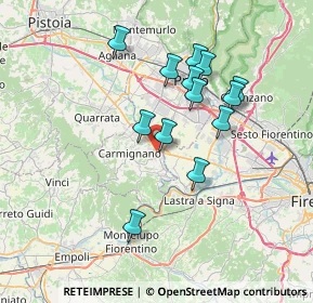 Mappa 59016 Poggio a Caiano PO, Italia (6.56308)