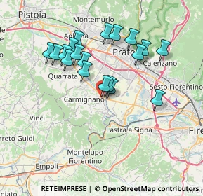 Mappa 59016 Poggio a Caiano PO, Italia (6.74474)