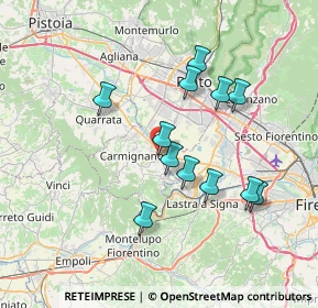 Mappa 59016 Poggio a Caiano PO, Italia (6.6975)