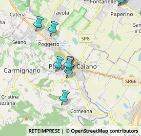 Mappa 59016 Poggio a Caiano PO, Italia (3.553)