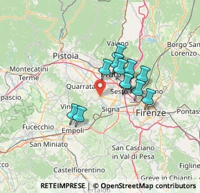 Mappa 59016 Poggio a Caiano PO, Italia (10.07333)
