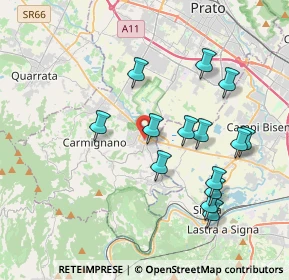 Mappa 59016 Poggio a Caiano PO, Italia (3.92714)