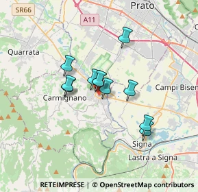Mappa 59016 Poggio a Caiano PO, Italia (2.46364)