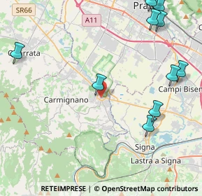 Mappa 59016 Poggio a Caiano PO, Italia (7.067)