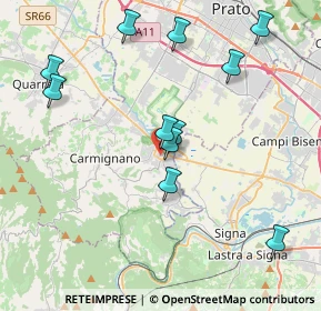 Mappa 59016 Poggio a Caiano PO, Italia (4.21909)