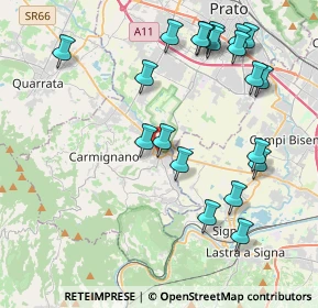 Mappa 59016 Poggio a Caiano PO, Italia (4.6645)