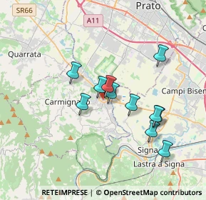 Mappa 59016 Poggio a Caiano PO, Italia (3.08364)