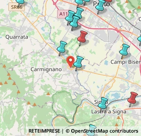 Mappa 59016 Poggio a Caiano PO, Italia (6.218)