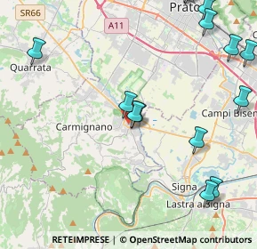 Mappa 59016 Poggio a Caiano PO, Italia (5.94533)