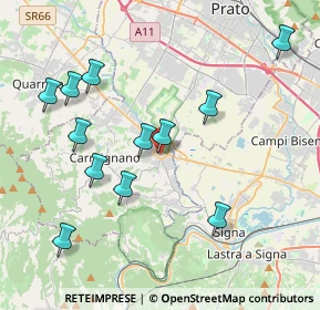 Mappa 59016 Poggio a Caiano PO, Italia (4.2575)