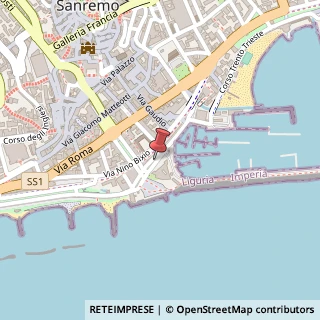 Mappa Viale delle Palme, ., 18038 Sanremo, Imperia (Liguria)
