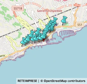 Mappa Palazzo Mombello, 18038 Sanremo IM, Italia (0.5175)